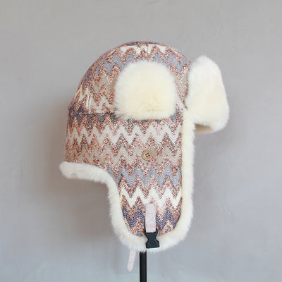 Protectores de Oídos Estampados con Forro Polar Grueso para Mujer - Image 5