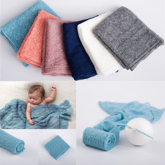 Envoltura de Mohair para Fotografía de Bebés - Colección Verano - Image 19