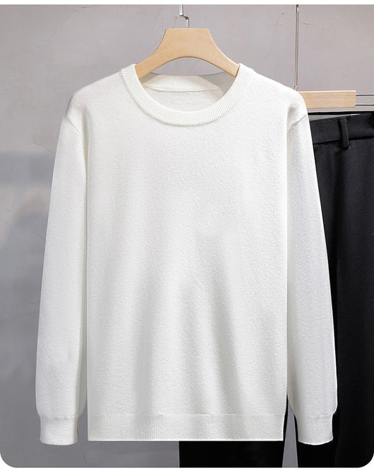 Suéter Holgado Oversized Cuello Redondo para Hombre - Image 25