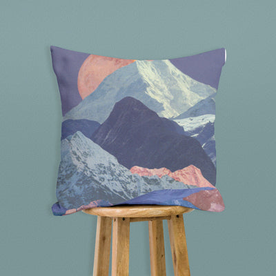 Funda de Almohada Montañas Estampado Digital Creativo - Image 4