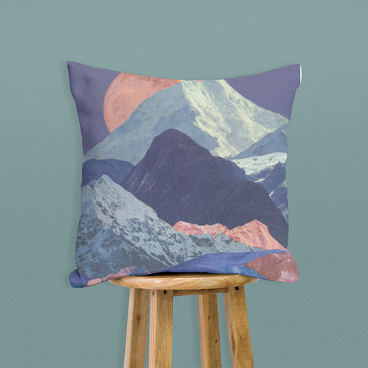 Funda de Almohada Montañas Estampado Digital Creativo - Image 4