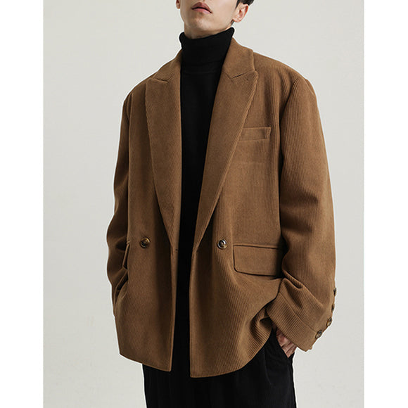 Saco de Pana Gruesa Combinada para Hombre