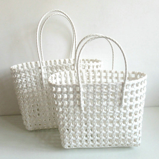Bolsa Tejida Abierta de Fibra Natural - Cartera Basket Elegante - Image 3