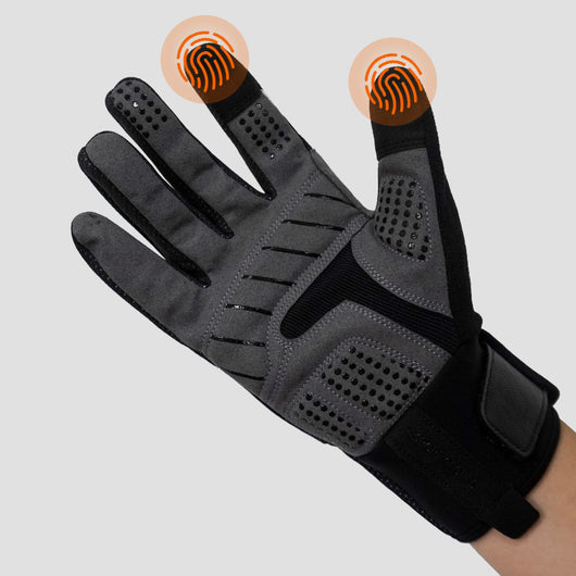 Guantes Acolchados para Motocicleta con Protección en Manillar - Image 3