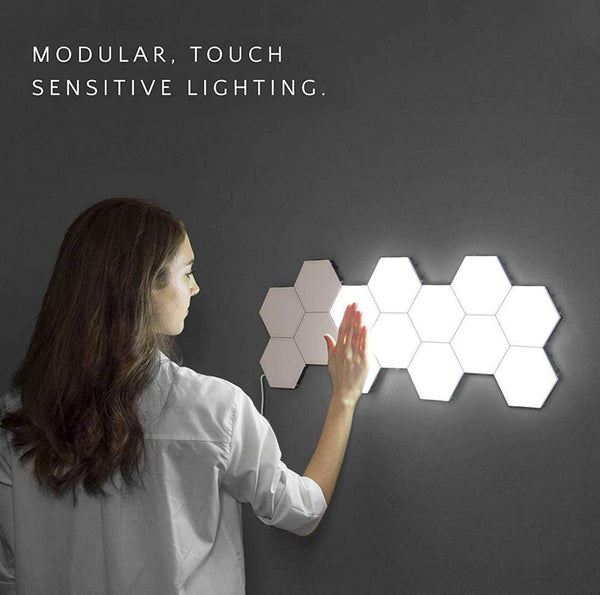 Lámpara de Pared Modular Helios Touch con Paneles de Panal