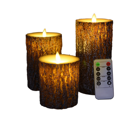 Lámpara Nocturna LED con Diseño de Vela de Parafina - Image 8