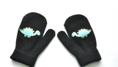 Guantes Tejidos Gruesos Para Niños Con Forro Cálido Y Diseño Animado - Image 7