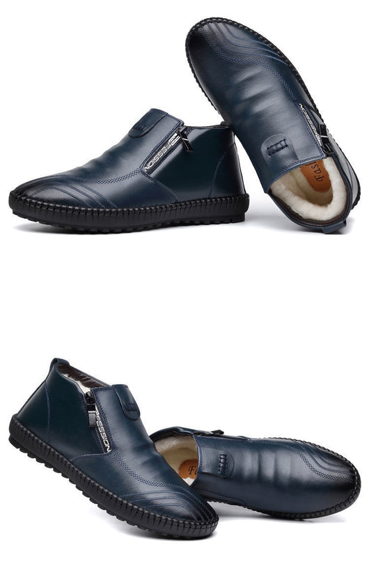 Botas de Invierno para Hombre con Forro de Lana Térmica y Cuero Premium - Image 4