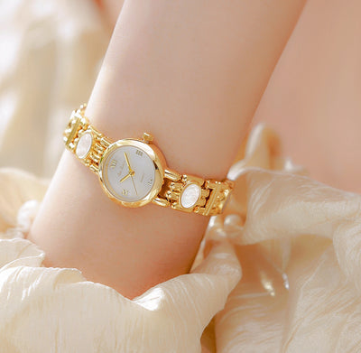 Reloj Elegante Aurora Nácar Negro Dorado - Diseño de Lujo - Image 16