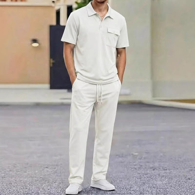 Conjunto Deportivo Hombre Polo Manga Corta y Pantalón - Image 3