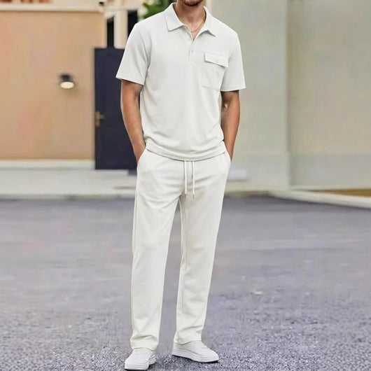 Conjunto Deportivo Hombre Polo Manga Corta y Pantalón - Image 3