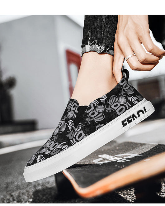 Zapatos Casuales de Lona con Cordones y Punta Redonda para Primavera y Otoño - Image 8
