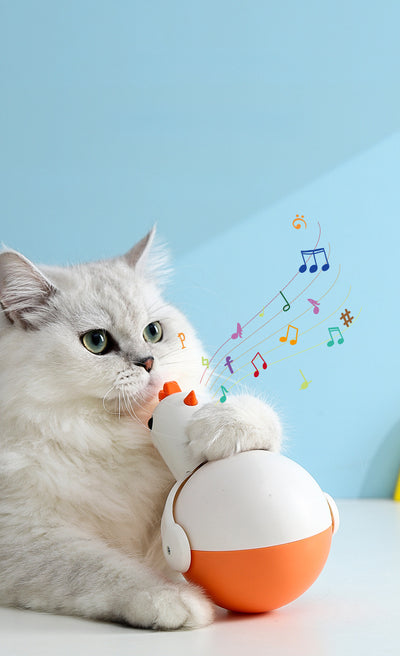 Juguete Interactivo para Gatos con Láser, Sonido y Forma de Pollo - Image 12