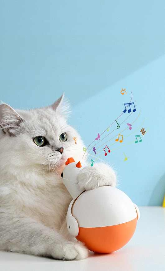 Juguete Interactivo para Gatos con Láser, Sonido y Forma de Pollo - Image 12