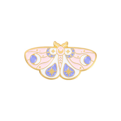 Broche Vintage Estrella y Luna en Oro - Joya Animal Esmaltada - Image 4