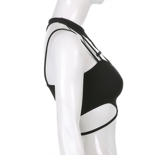 Crop Top Ajustado Cuello Redondo para Mujer - Image 21