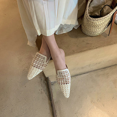 Zapatos Baotou Cómodos sin Talón - Calzado Casual Versátil - Image 8