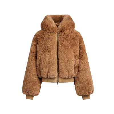 Chaqueta Cálida de Forro Polar con Capucha y Pelo Sintético Ecológico - Image 16