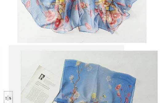 Pañuelo Playa Protección Solar Flor de Cerezo - Ligero y Suave para Mujer - Image 27