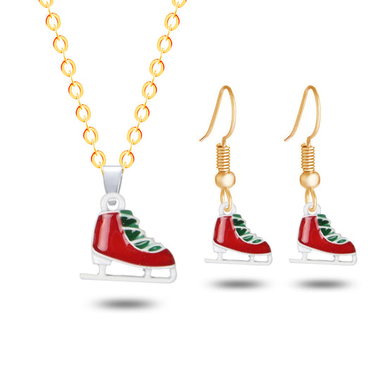 Conjunto de Collar y Aretes Navideños - Image 6
