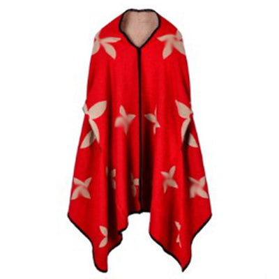 Capa Gruesa de Cachemira a Cuadros para Mujer Talla Plus - Abrigo Térmico - Image 37