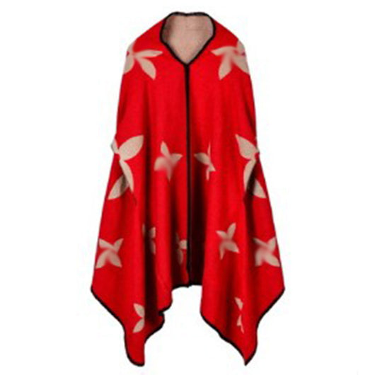 Capa Gruesa de Cachemira a Cuadros para Mujer Talla Plus - Abrigo Térmico - Image 37