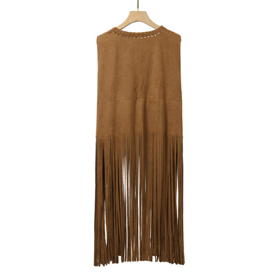Chaleco de Gamuza con Borlas para Mujer - Image 16