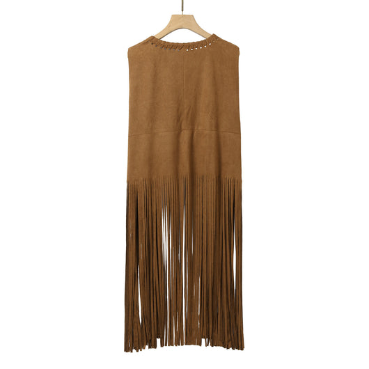 Chaleco de Gamuza con Borlas para Mujer - Image 16
