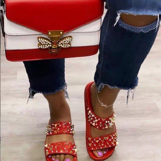 Sandalias de Moda Verano con Tachas y Suela Gruesa - Image 12