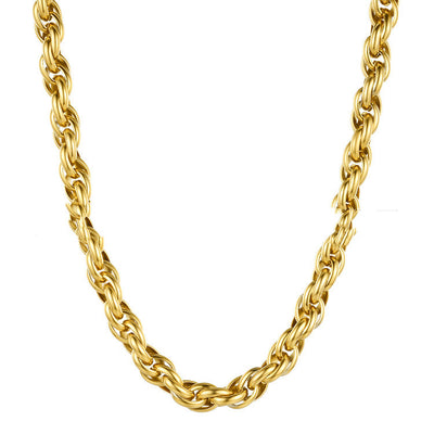 Cadena Gruesa de Cáñamo Estilo Europeo - Joyería Exagerada - Image 3