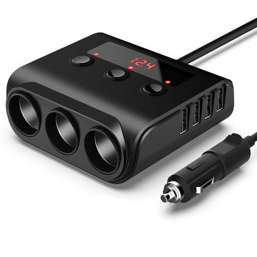 Cargador Vehicular 4 Puertos USB de Alta Potencia con Encendedor - Image 8