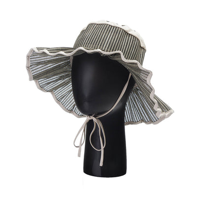 Sombrero de Paja Plegable para Mujer - Versátil y Portátil - Image 6