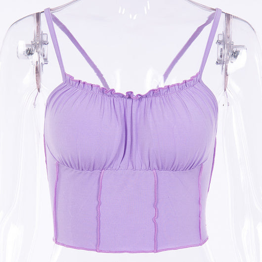 Camiseta Tirante Sexy Multiuso Estilo Europeo y Americano - Image 11