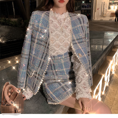 Traje de Dos Piezas Cuadros para Mujer - Elegancia Casual y Profesional - Image 8