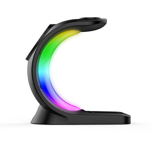 Cargador Inalámbrico Magnético 4 en 1 con Luz Ambiente para iPhone, Apple Watch y AirPods Pro - Image 6