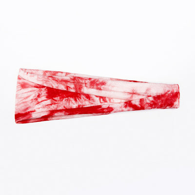 Cinta Deportiva Turbante Tie-Dye de Lado Ancho - Image 27