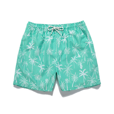 Pantalones Cortos Hombre Estampado Coco - Bermudas Sueltas Cordón Playa Vacaciones - Image 9