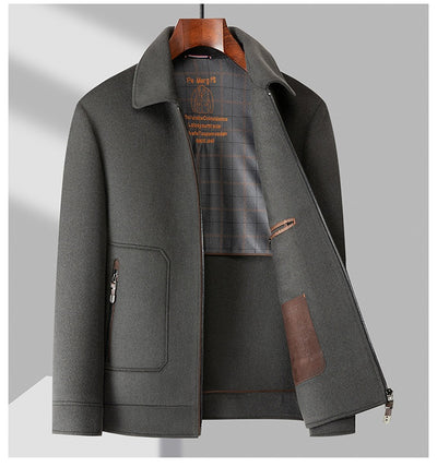 Chaqueta de Lana Pura con Forro de Plumón de Pato Desmontable - Image 10