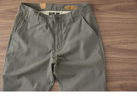 Pantalones Casuales de Algodón Twill para Hombre - Corte Recto y Cómodo - Image 15