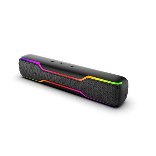 Parlante Bluetooth con Tira LED RGB y Lector de Tarjetas - Image 3