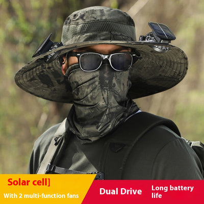 Gorro Solar con Ventilador y Batería de Larga Duración - Image 9