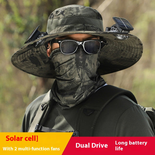 Gorro Solar con Ventilador y Batería de Larga Duración - Image 9