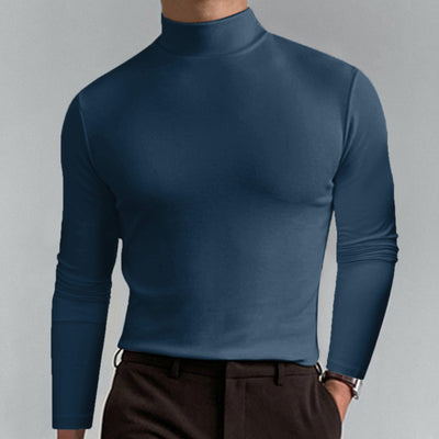 Camiseta Térmica de Cuello Alto Manga Larga para Hombre - Image 8