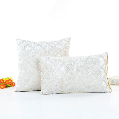 Funda de Almohada Rayas Bordadas con Cinta Decorativa - Estilo Pastoral Trendy - Image 32