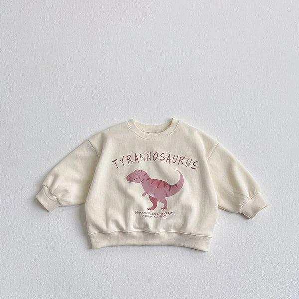 Sudadera Infantil con Dinosaurio de Dibujos Animados Coreano - Image 7