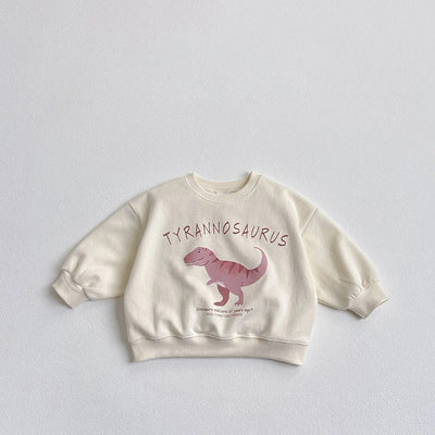 Sudadera Infantil con Dinosaurio de Dibujos Animados Coreano - Image 7
