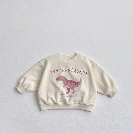 Sudadera Infantil con Dinosaurio de Dibujos Animados Coreano - Image 7