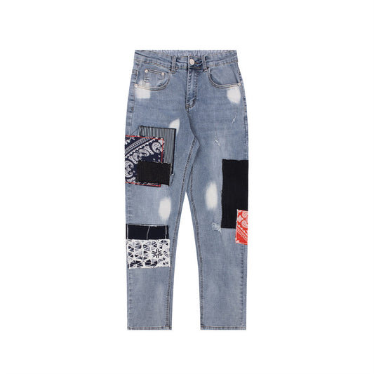 Pantalones Slim Fit Rectos con Estilo Urbano para Hombre