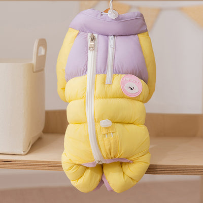 Abrigo Acolchado Premium para Mascotas - Chaqueta Térmica Diseño Osito con Cierre - Image 9