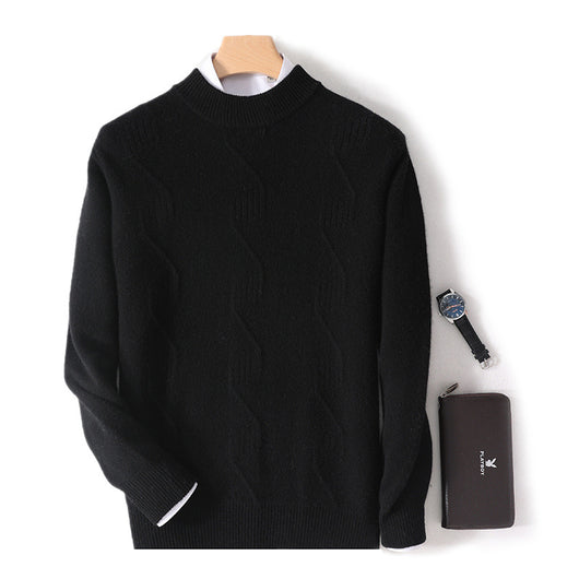 Suéter Grueso de Cuello Alto para Hombre - Abrigo Cálido de Invierno - Image 11